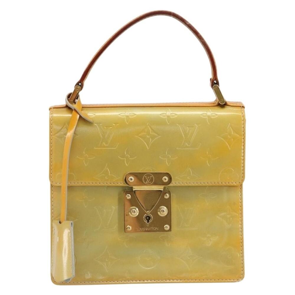 Louis Vuitton Monogram Vernis Spring Street Handbag Gray